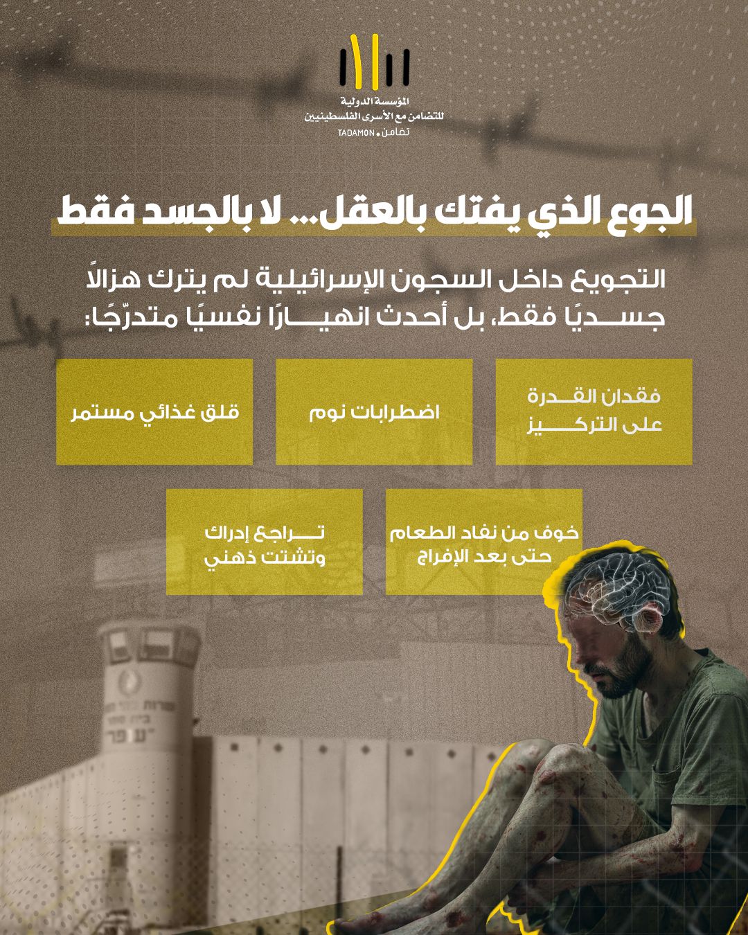 التجويع: تعذيب نفسي صامت